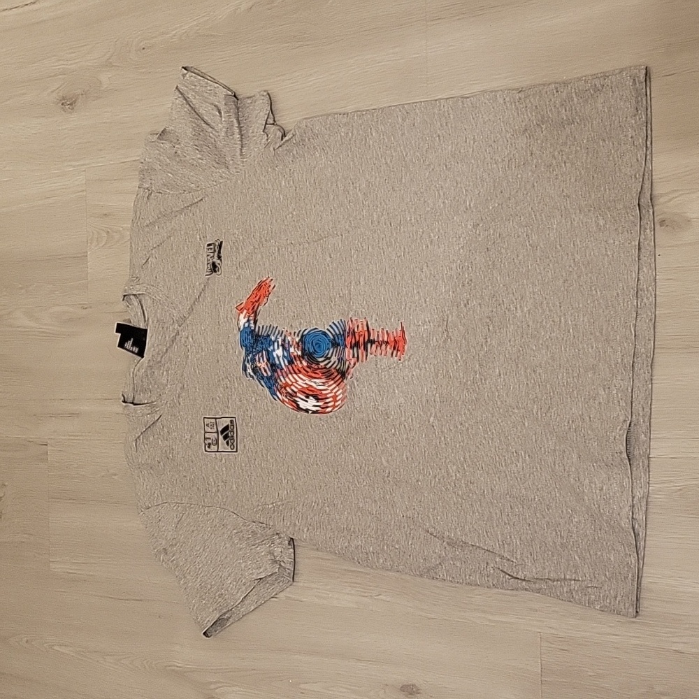Adidas Marvel Comics Captain America Short Sleeve Tee